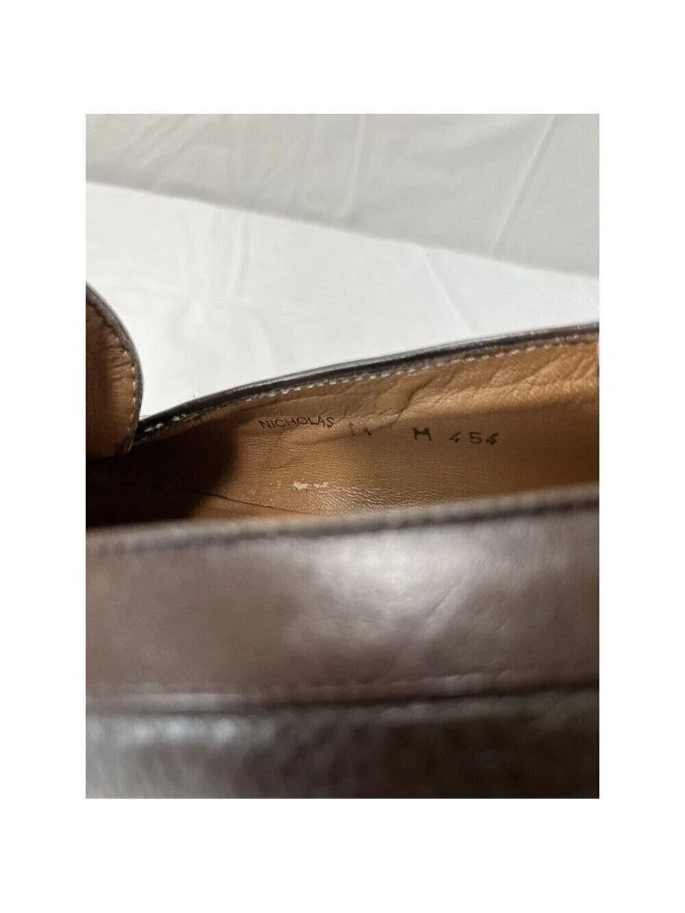 Mezlan Nicholas Tassel Loafers Brown Leather Nicholas Men's 11 M spain